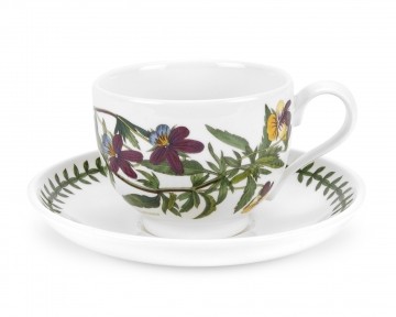 Portmeirion Botanic Garden: Stiefmütterchen Kaffee-/Teetasse rund m. Untere BG04107 (heartsease) 0,2