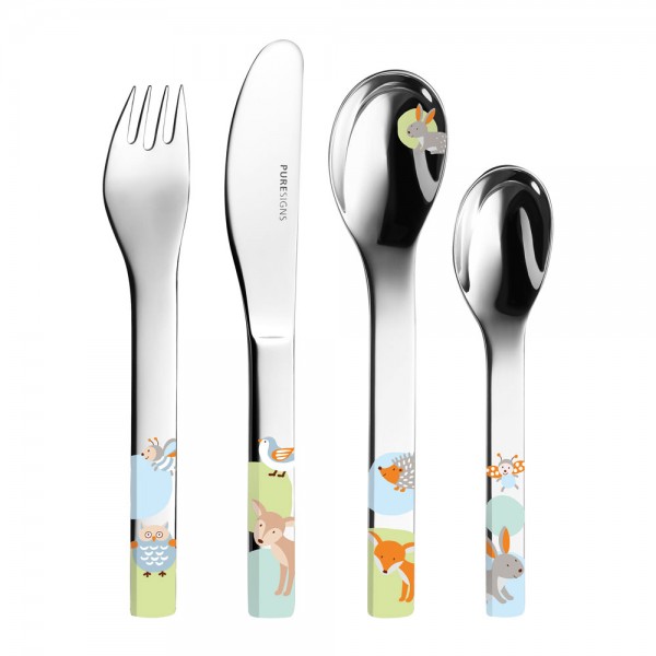 Pure Signs One Woody 2090400 Kinderbesteck 4-tlg.