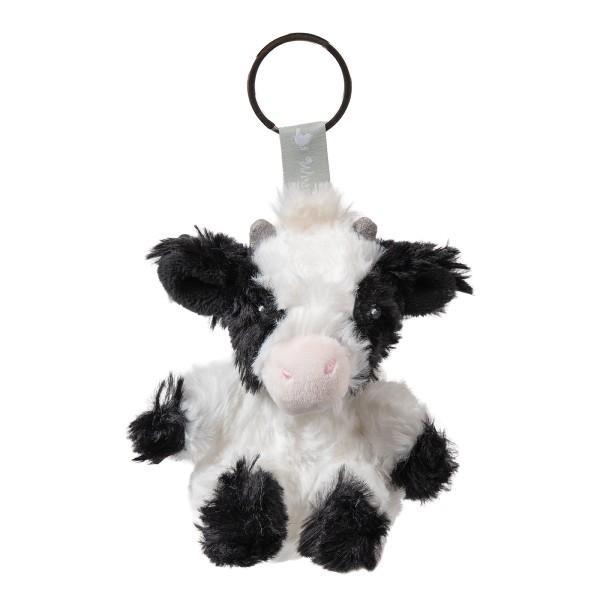 Wrendale Plüschkollektion KPLUSH017 Schlüsselanhänger - Holstein Kuh "Mathilda"