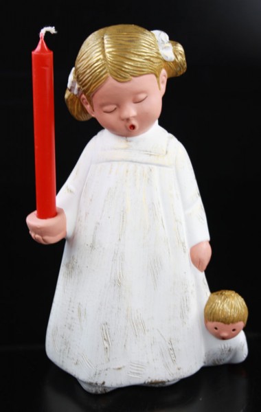 Singer Engel Helga 2 mit Puppe + Kerze (284500) 22 cm