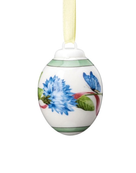 Hutschenreuther Frühlingswiese Porzellan-Mini-Ei Kornblume