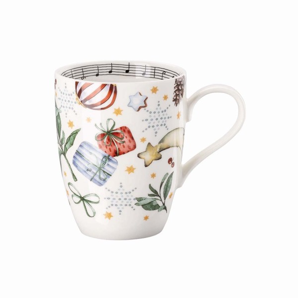 Hutschenreuther Weihnachtslieder 2025 Alle Jahre wieder... Becher mit Henkel 0,36l