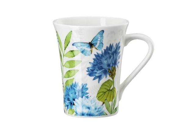 Hutschenreuther Nora Wild Flowers Becher mit Henkel 0,4l - Kornblume