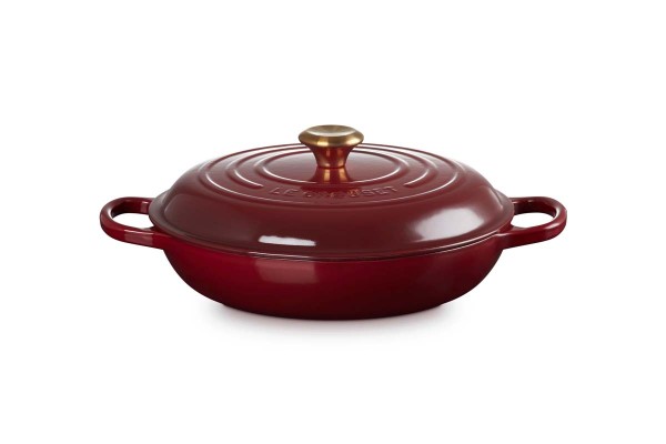 Le Creuset Gusseisen - Signature 21180309494441 Gourmet-Profitopf 30cm 3,5L - Garnet