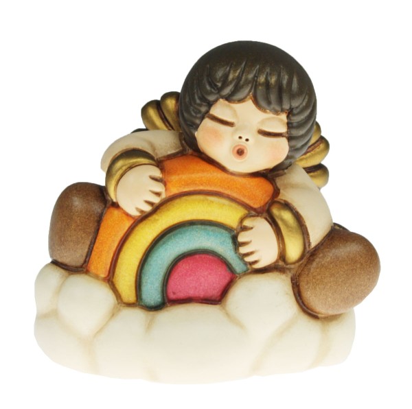 Thun My Angel E2223H90 Engel mit Regenbogen 6,5 x 4,2 x 6 cm