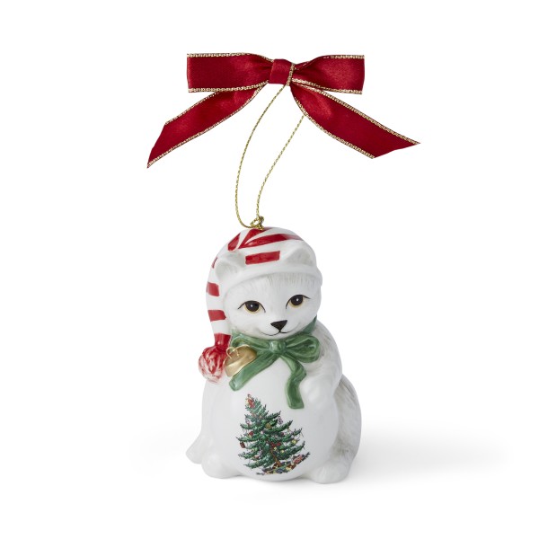Spode Christmas Tree Playful Kitten Ornament 8,5 cm