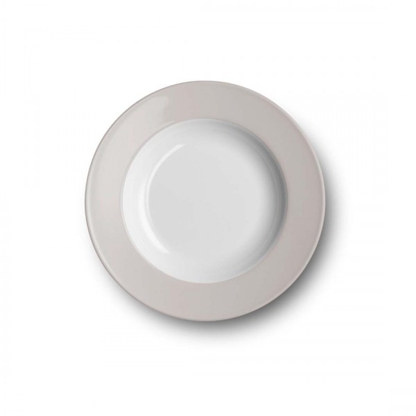 Dibbern Solid Color 2005500001 Pearl Teller tief 23 cm Fahne