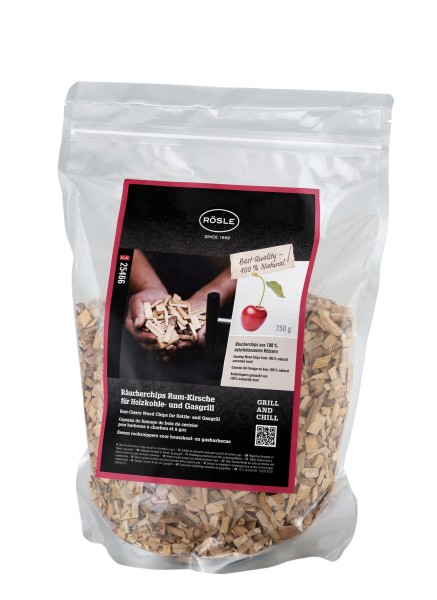 Rösle 250466 Räucherchips Rum Kirsche 750 g