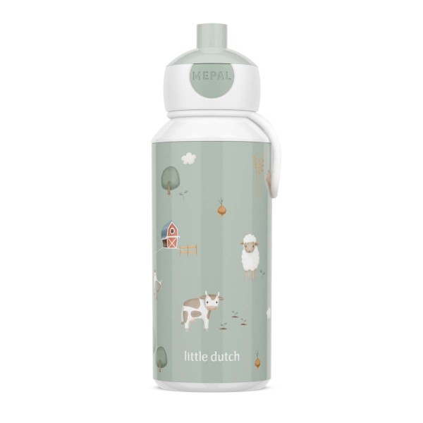 Mepal Campus 107410065399 Trinkflasche Pop-Up 400ml - Little Farm