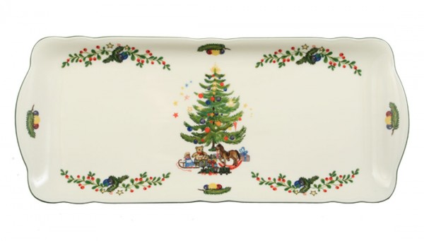 Seltmann Marieluise Weihnachten Kuchenplatte eckig 34,5x15 cm