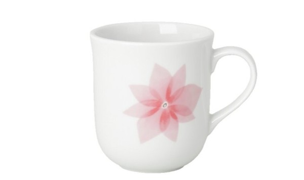 Hutschenreuther Frühlingsgrüße Becher mit Henkel 0,41l - Blüten