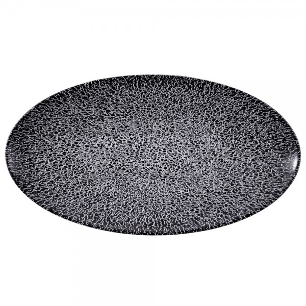 Seltmann Life Phantom Black Servierplatte oval 40x26 cm