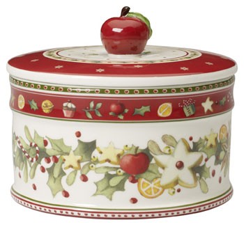 Villeroy &amp; Boch Winter Bakery Delight 1486124524 Gebäckdose, mittel 11 x 13 cm