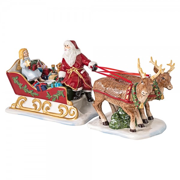 Weihnachtswelt von Villeroy &amp; Boch Christmas Toys Schlitten Nostalgie (6644) 36 x 14 x 17 cm