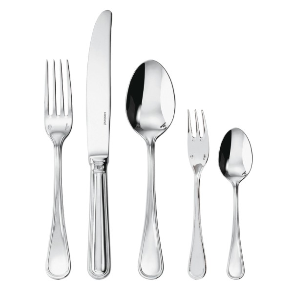 Sambonet Contour Edelstahl 18/10 52501-N1 Besteck 30tlg. - Monoblock/Vollheft