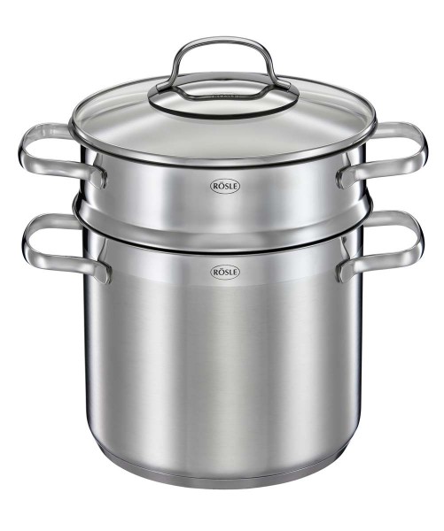 Rösle Elegance 130153 Pastatopf Ø 20 cm mit Pastaeinsatz