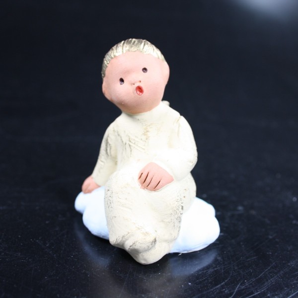 Singer Engel-Junge auf Wolke (2tt954) 9 cm