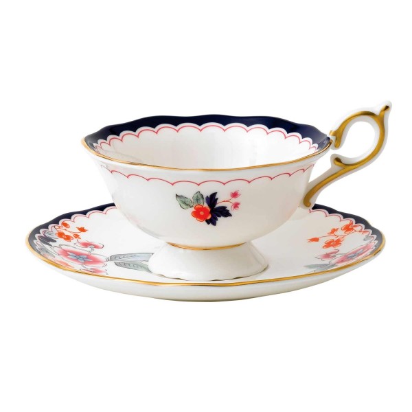 Wedgwood Wonderlust Tee-Obere mit Untertasse Jasmine Bloom (24022)