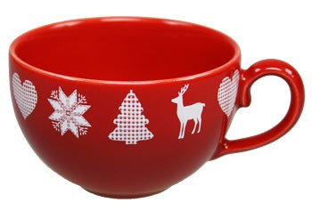 Friesland Happymix Winterzauber Kaffee-Obere rot 0,24 l