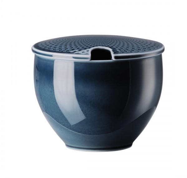 Rosenthal Junto Ocean Blue Zuckerdose mit Einschnitt 0,28 l