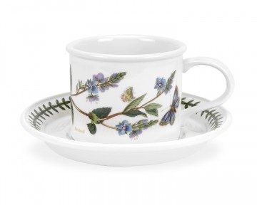 Portmeirion Botanic Garden: Ehrenpreis Kaffee/Teetasse zylindrisch m. Unt. BG04102 (speedwell) 0,2l