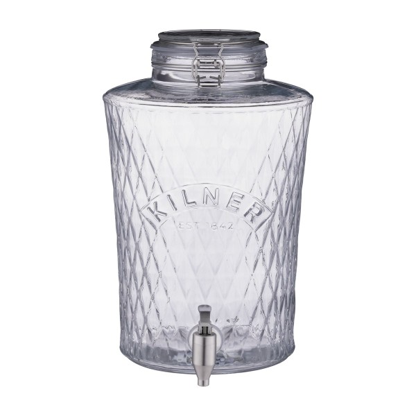 KILNER 0025.119 Getränkespender - Diamantmuster, 8l