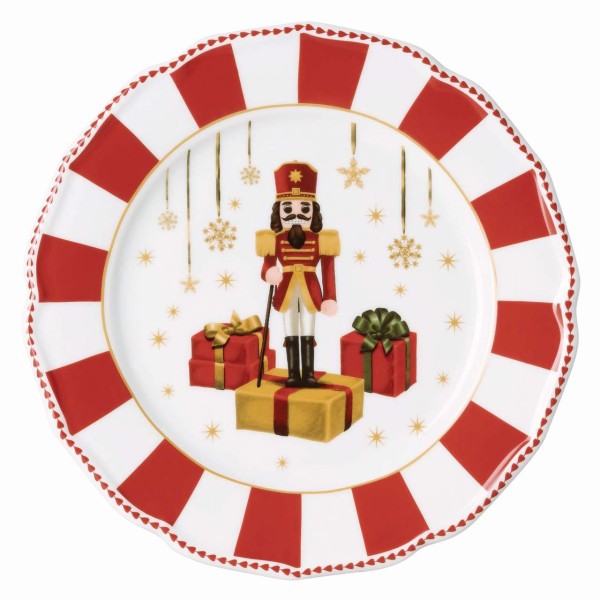 Hutschenreuther Christmas Love Rot Teller 22cm