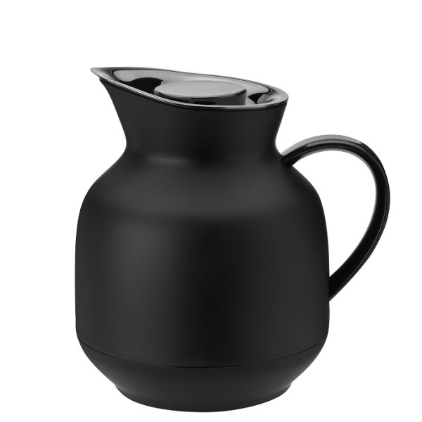 Stelton Amphora 222-1 Isolierkanne, Tee 1 l. soft black