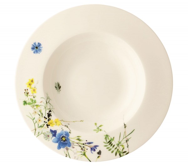 Rosenthal Brillance Fleurs des Alpes Suppenteller 23cm Fahne