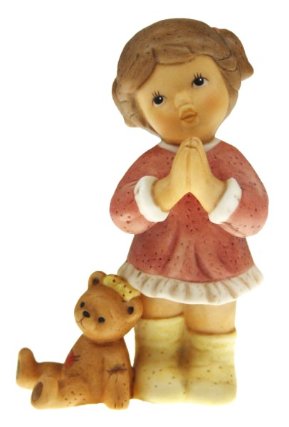Goebel Nina und Marco Mädchen mit Teddy 9 cm