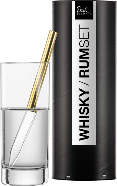 Eisch Gentleman 180460 Whisky/Rum Pipette Set 999 Gold