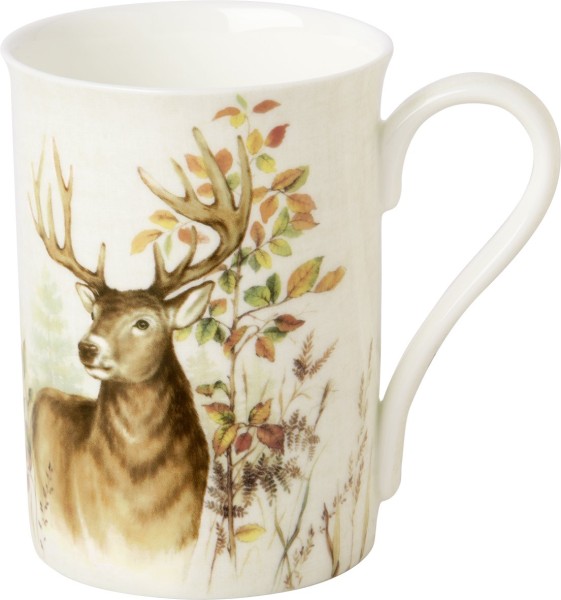 Ihr HUNTED DEER cream BOB1011860 Bone China Becher 375 ml