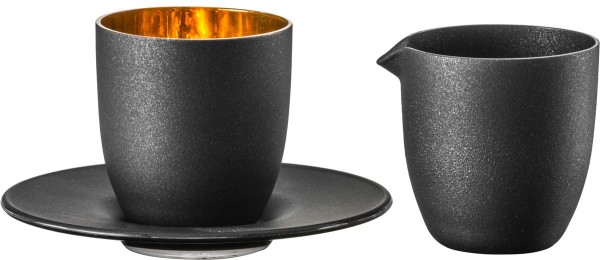 Eisch Cosmo Gold 180207 Affogato Set 3tlg. 109/65 Gold - Schwarz
