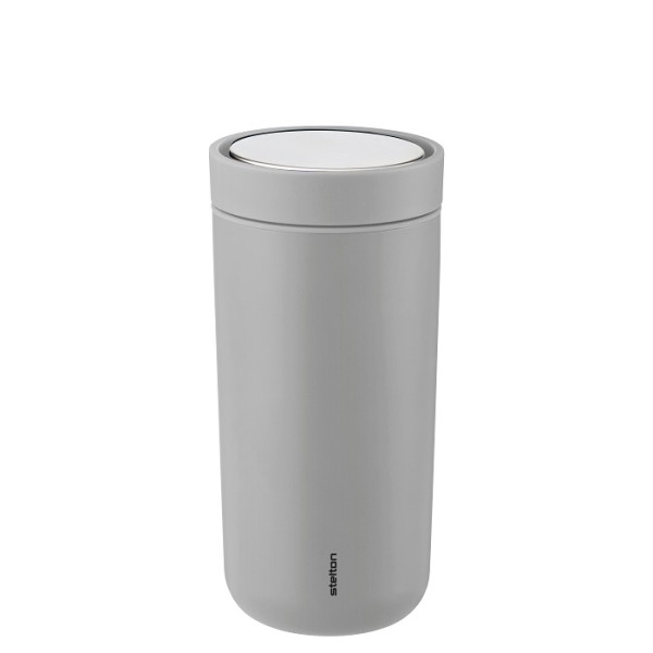 Stelton To Go Click 685-13 Thermobecher 0.4 l. soft light grey