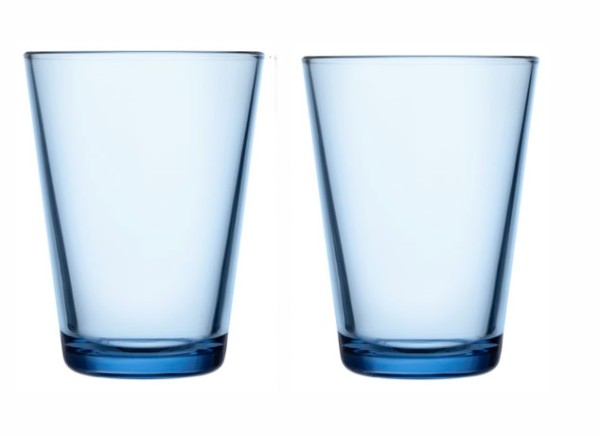 Iittala Kartio 1025688 Glas 0,4l - aqua 2stk