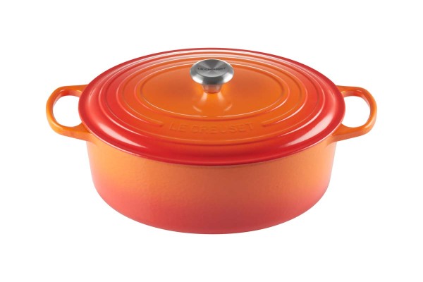 Le Creuset Kochgeschirr 21178330902430 Bräter Oval Signature 33cm - Ofenrot