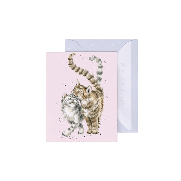 Wrendale Mini-Karten GE122 Feline Good Gift