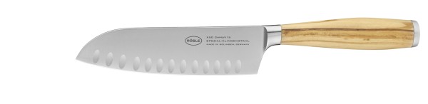 Rösle Artesano 110133 Santokumesser 16 cm Griff Olive m. Kullen