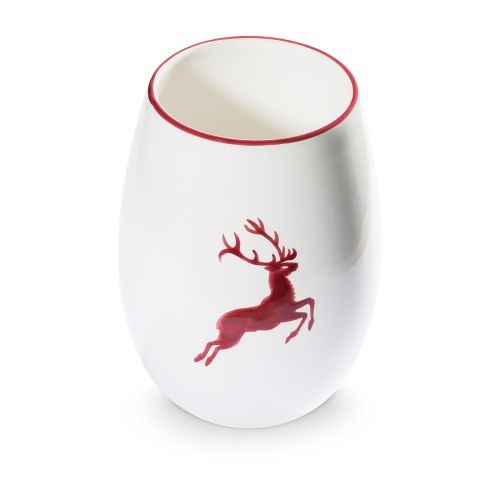 Gmundner Bordeauxroter Hirsch 0320VAVA21 Vase 21cm