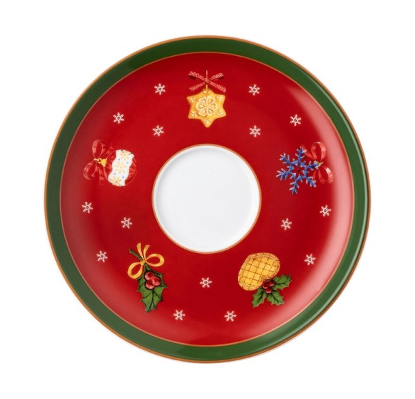 Hutschenreuther Happy Wintertime Kombi-Untertasse, 16 cm