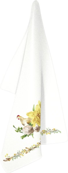 Ihr HELENE white grey T 938795 Geschirrtuch (100 % Baumwolle) 70 x 50 cm