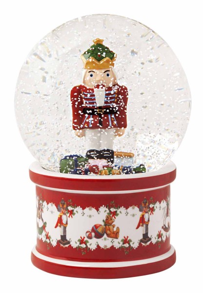 Weihnachtswelt von Villeroy &amp; Boch Christmas Toys Schneekugel groß Nussknacker (6694) 13 x 13 x 17