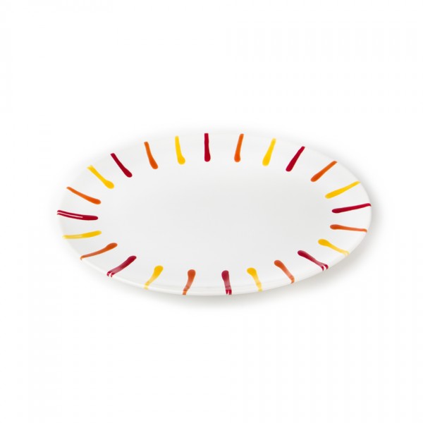 Gmundner Keramik Landlust Platte oval POSE28 28 x 21cm