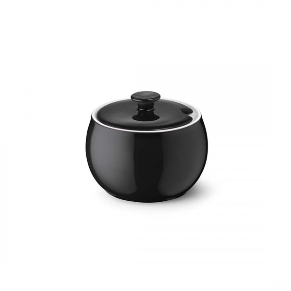 Dibbern Solid Color 2016000054 Schwarz Zuckerdose 0,30 l