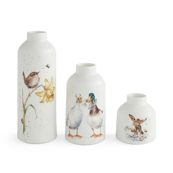 Royal Worcester Wrendale Designs Vasen-Set 3-tlg. (WN4406-XG)