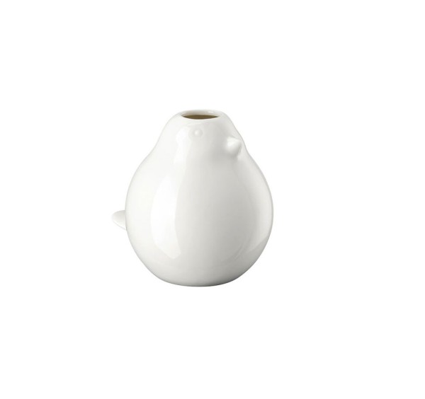 Hutschenreuther Vogel-Vase Weiss 10 cm