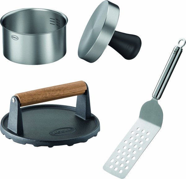 Rösle Accessoires &amp; Zubereitung 250426 BBQ Burger-Set 3-tlg.
