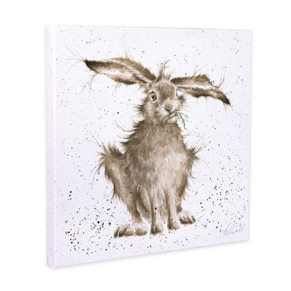 Wrendale Leinwand-Kollektion CANS-CS052 "Hare-Brained" - Hase - 20cm