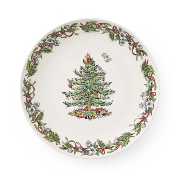 Spode Christmas Tree Wreath (XTRO3887) Servierschüssel flach D: 30cm, H:4cm