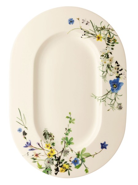 Rosenthal Brillance Fleurs des Alpes Platte 41 cm